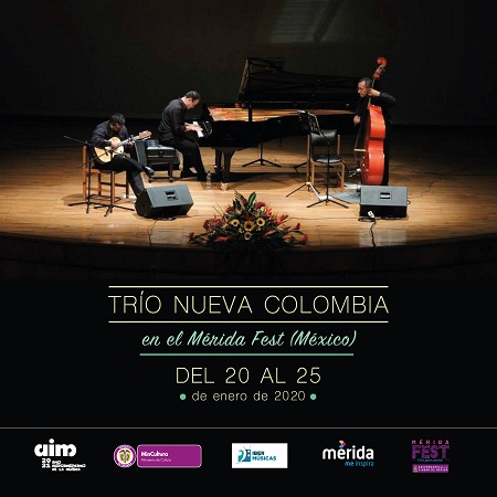 La elegante propuesta del “Trío Nueva Colombia” llega al Mérida Fest de México