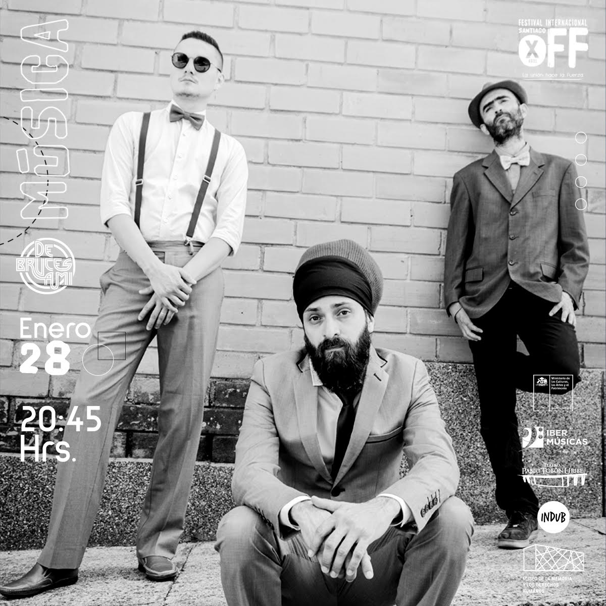 Tres espectáculos musicales colombianos serán parte de la programación de una nueva edición del festival Santiago Off de Chile