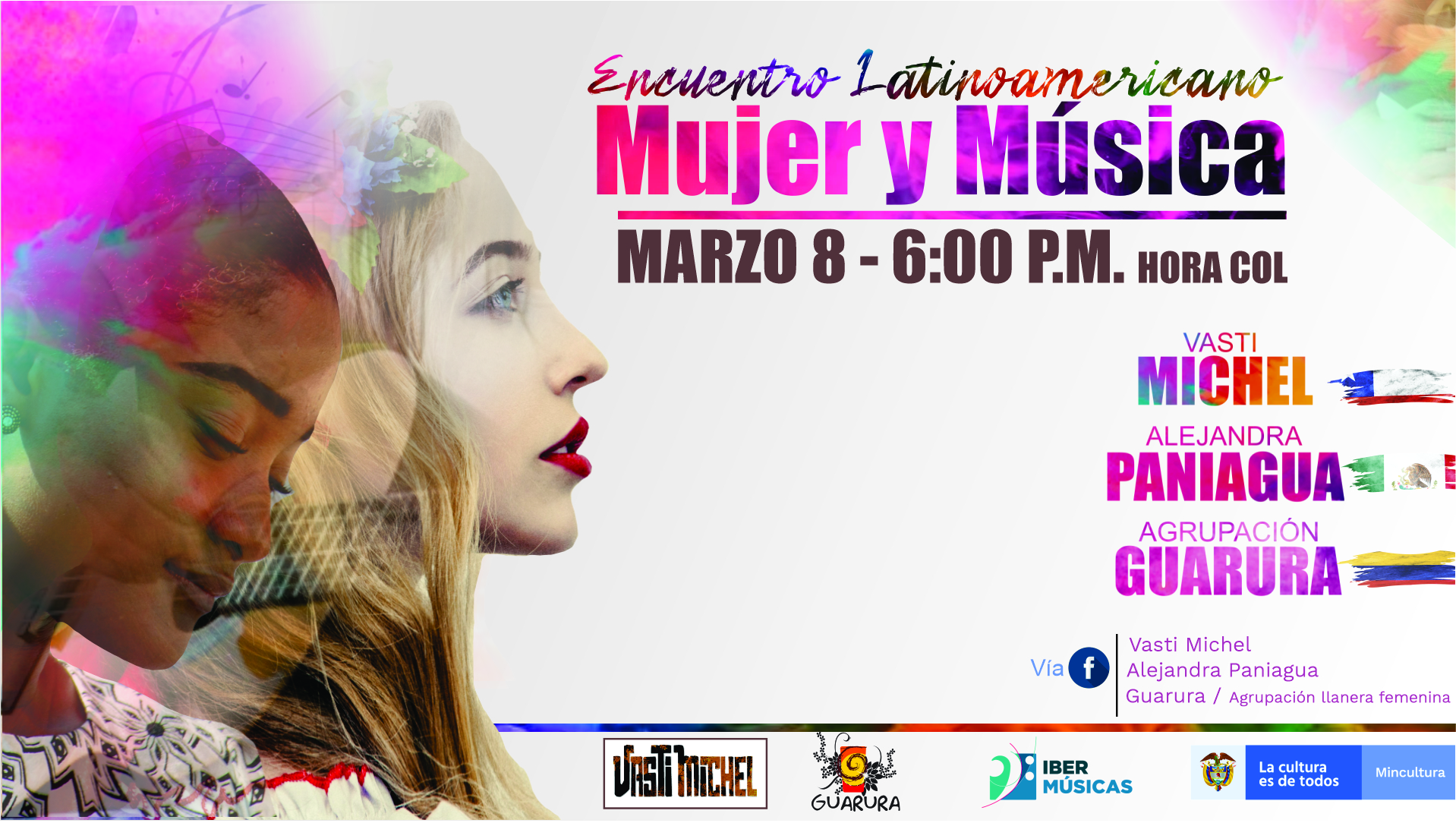 Da Colômbia, em modalidade virtual chega o “Encontro Latino-Americano Mulher e Música”