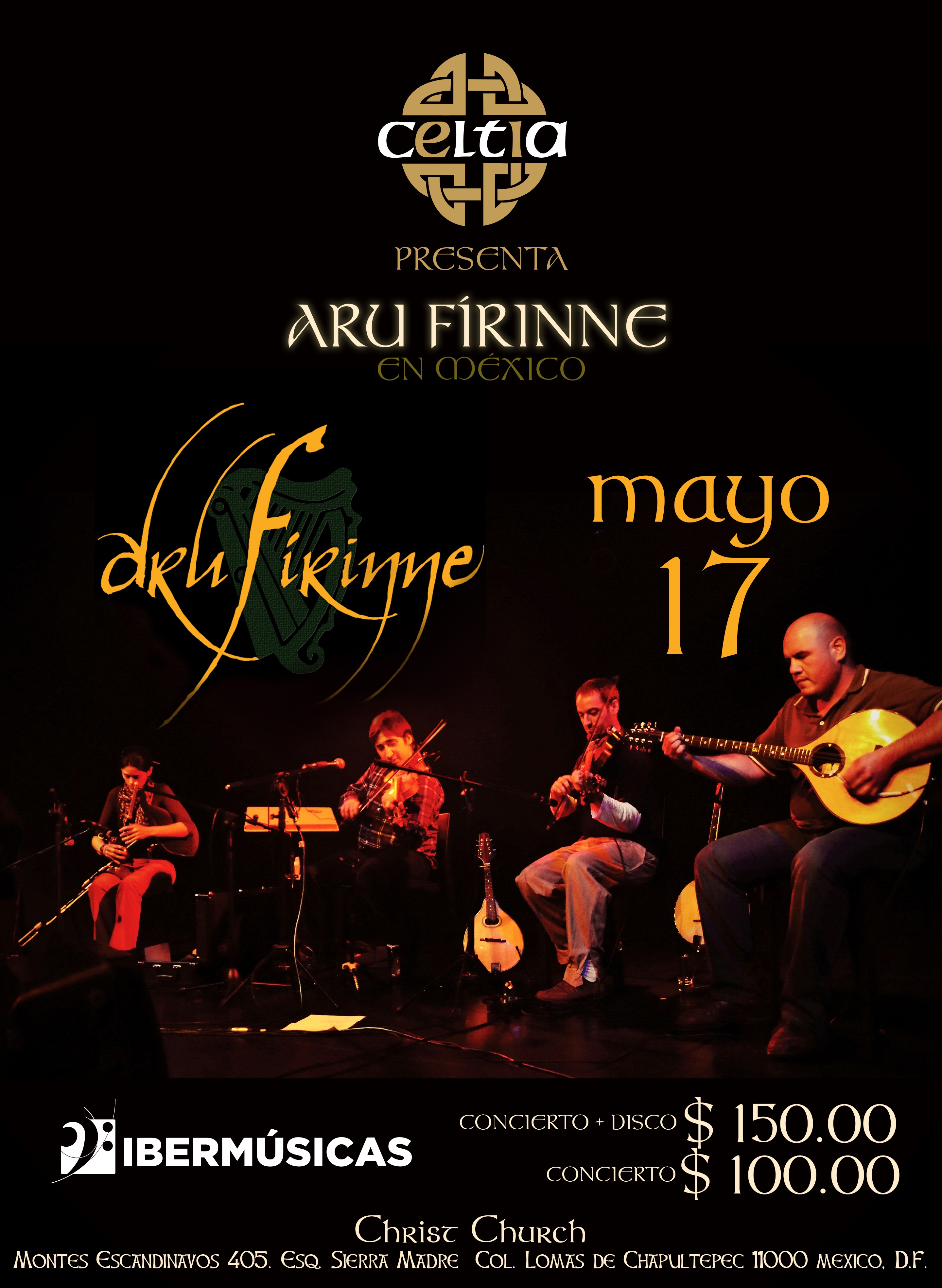 Aru Fírinne fué parte de la programación del Festival Celtia de la Hermandad Verde.