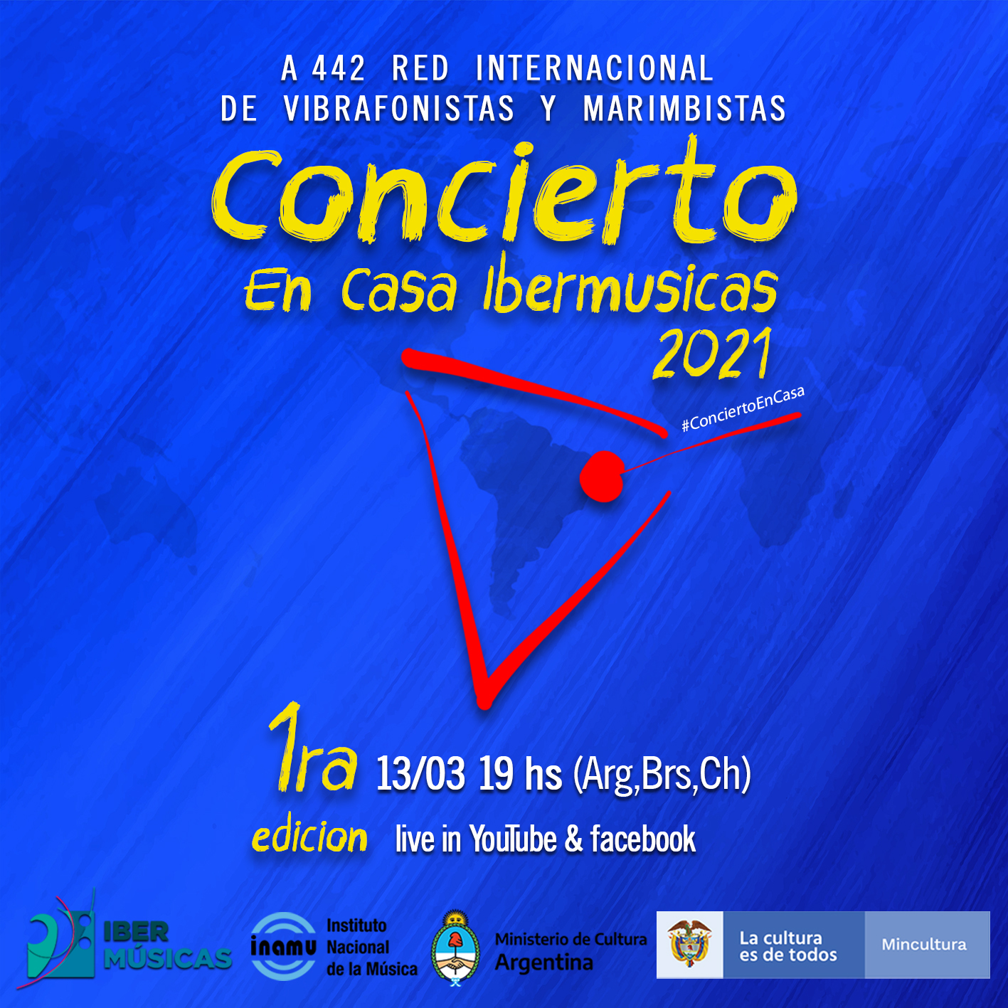A442 Rede Internacional de Vibrafonistas e Marimbistas realizará o primeiro de nove concertos virtuais de seu ciclo casa ibermúsicas