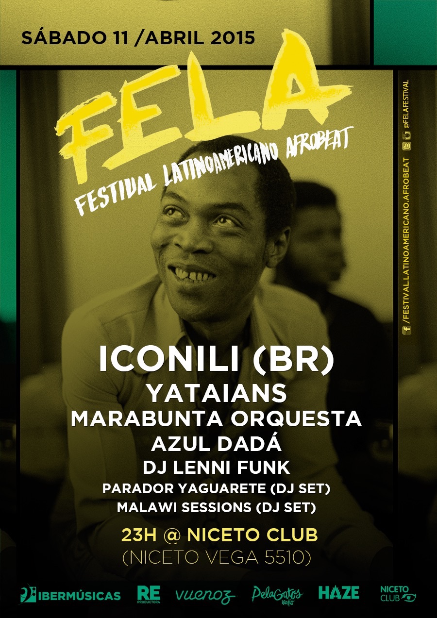La banda ICONILI llega a la Argentina a participar del FELA Festival Latinoamericano Afrobeat