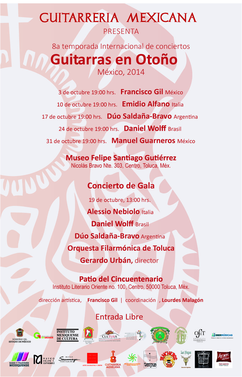 SE DESARROLLÓ EN MÉXICO LA 8° EDICIÓN DEL FESTIVAL “GUITARRAS EN OTOÑO”