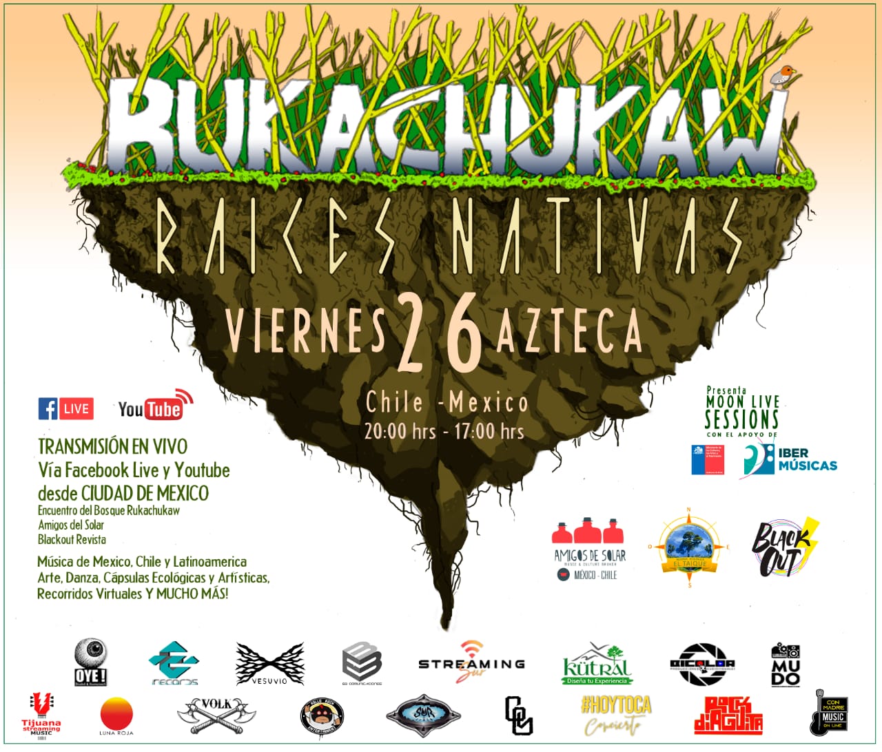 Do Chile começou o encontro de música no Bosque Nativo – Festival Rukachukaw
