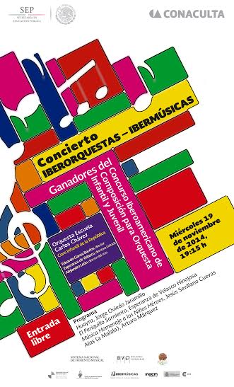 Estreno de las obras ganadoras del Concurso Iberoamericano de Composición para orquesta infantil y juvenil Ibermúsicas – Iberorquestas