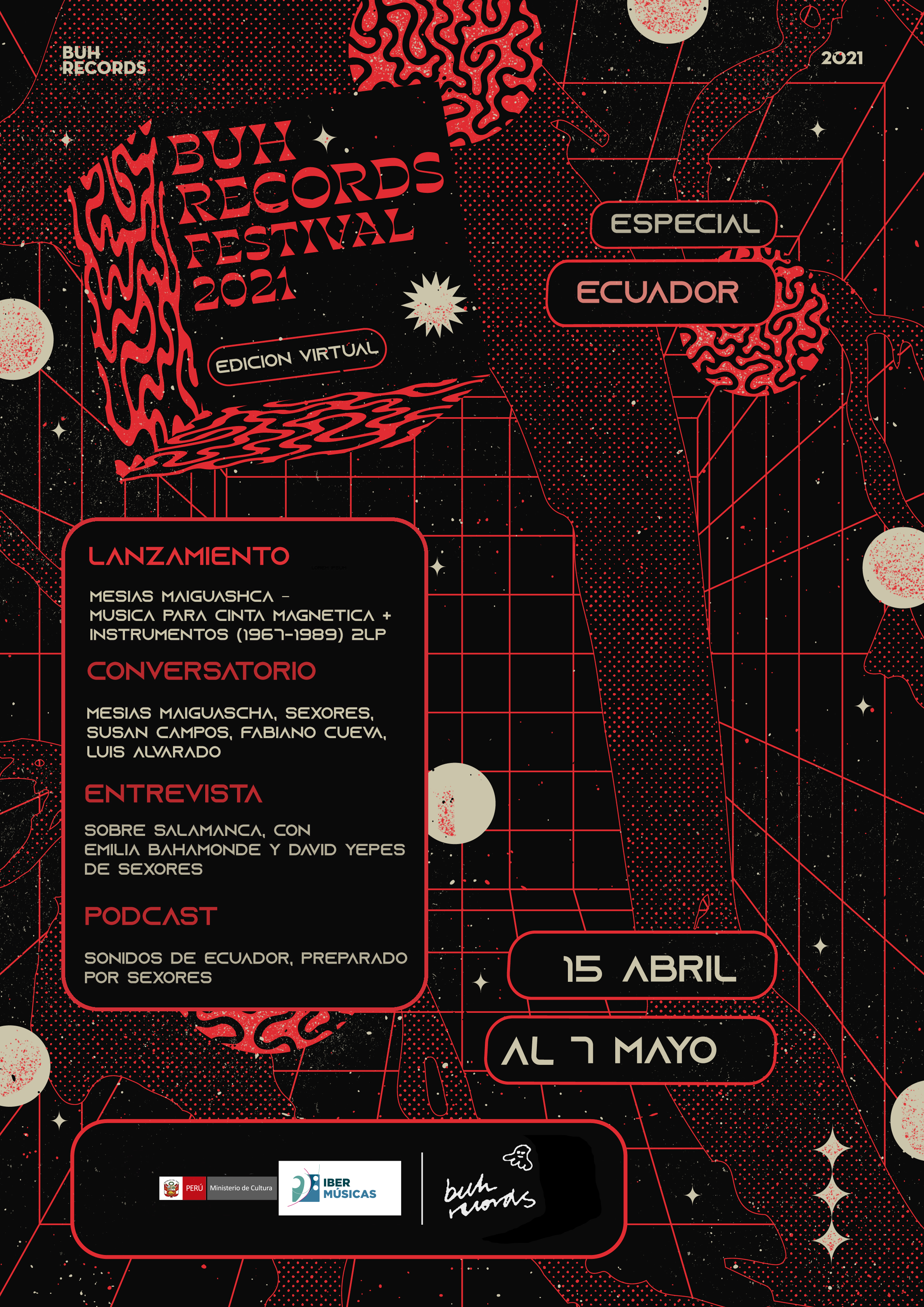 COM O EQUADOR COMO PAÍS CONVIDADO SERÁ REALIZADA A PRIMEIRA EDIÇÃO VIRTUAL DO FESTIVAL BUH RECORDS DO PERU