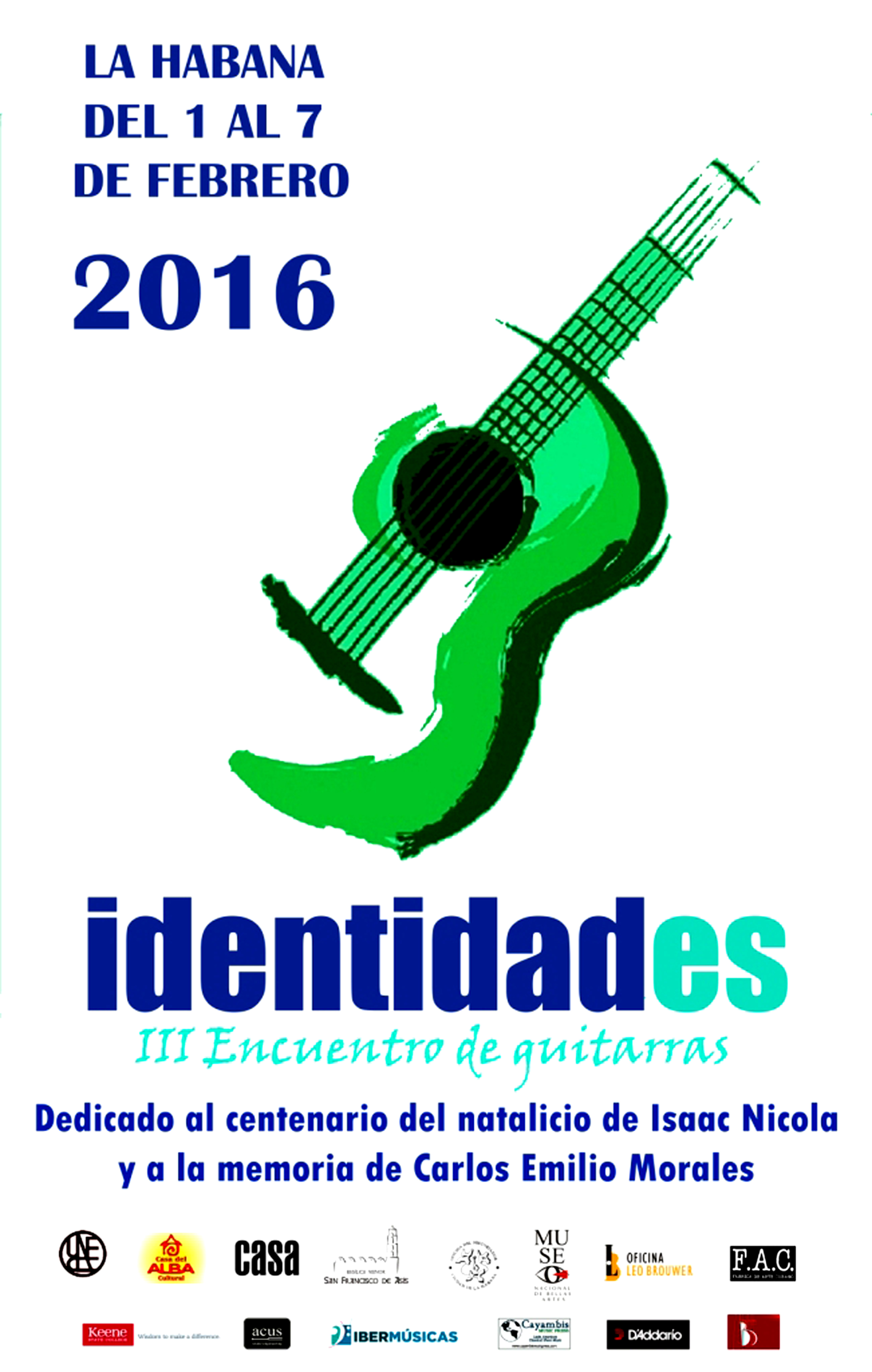 El guitarrista y compositor argentino “Federico Núñez” viajará a Cuba para ser parte de la programación del “III Encuentro de Guitarras Identidades”