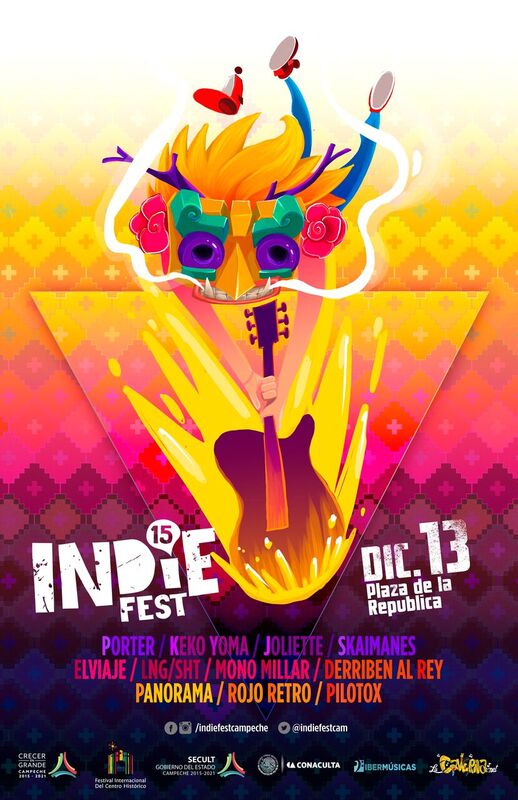 Los bandas chilenas Mono Millar y Keko Yoma se presentarán en el Indie Fest Campeche de México
