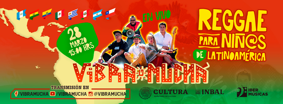A BANDA VIBRA MUCHÁ DO MÉXICO REALIZOU SEU SEGUNDO CONCERTO NO MARCO DO PROJETO REGGAE À DISTÂNCIA PARA A INFÂNCIA DA AMÉRICA LATINA