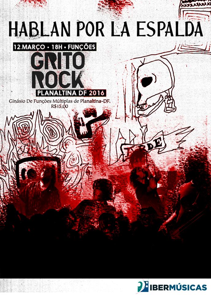 La banda uruguaya “Hablan por la espalda” viaja a Brasil para presentarse en el festival “Grito Rock”