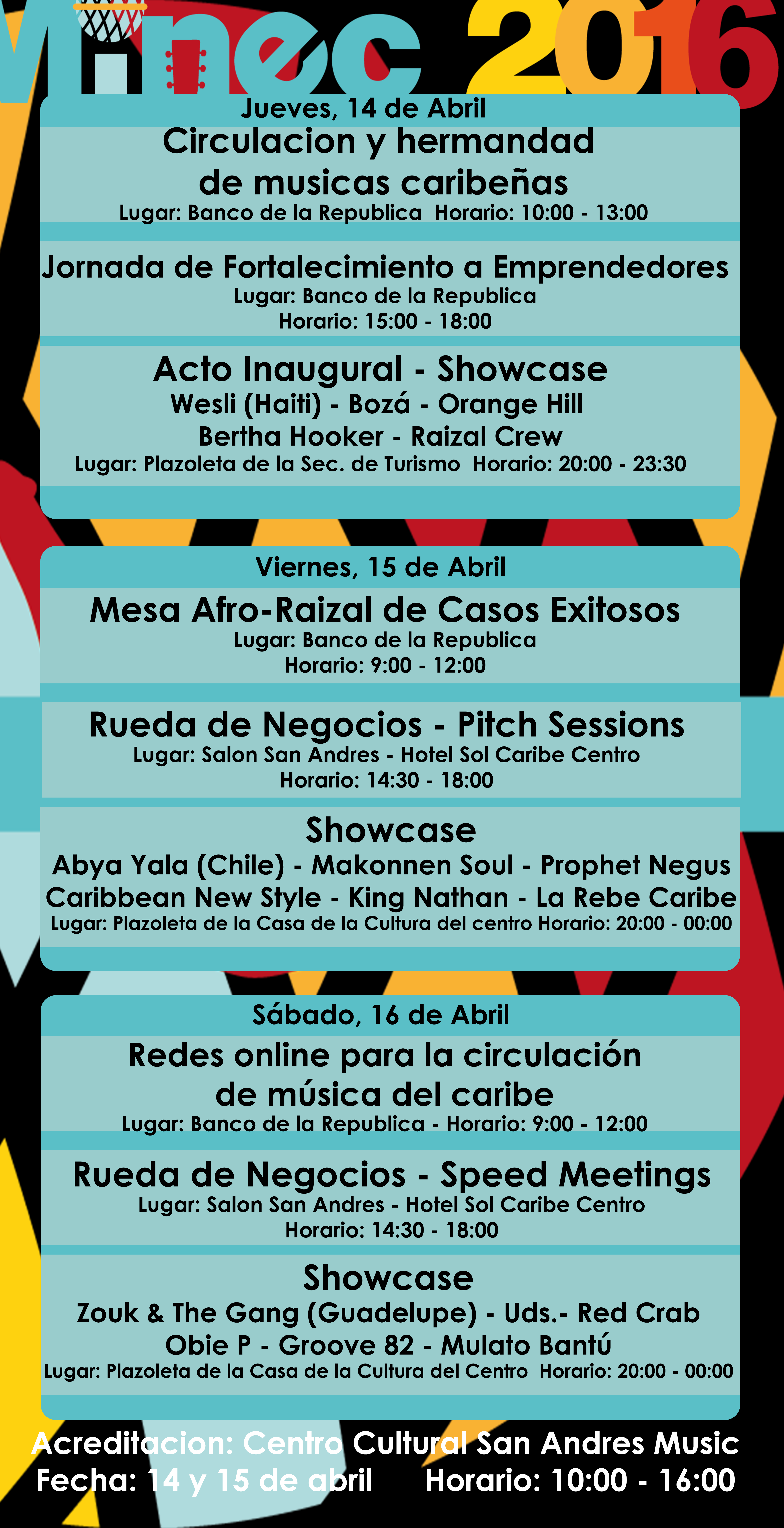 El MERCADO INSULAR DE EXPRESIONES CULTURALES de Colombia recibe entre los artistas de sus showcases a la banda chilena de reggae ABYA YALA