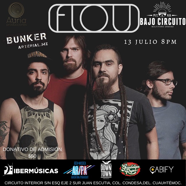 Con el apoyo de IBermúsicas, la banda paraguaya Flou comenzó su gira por México