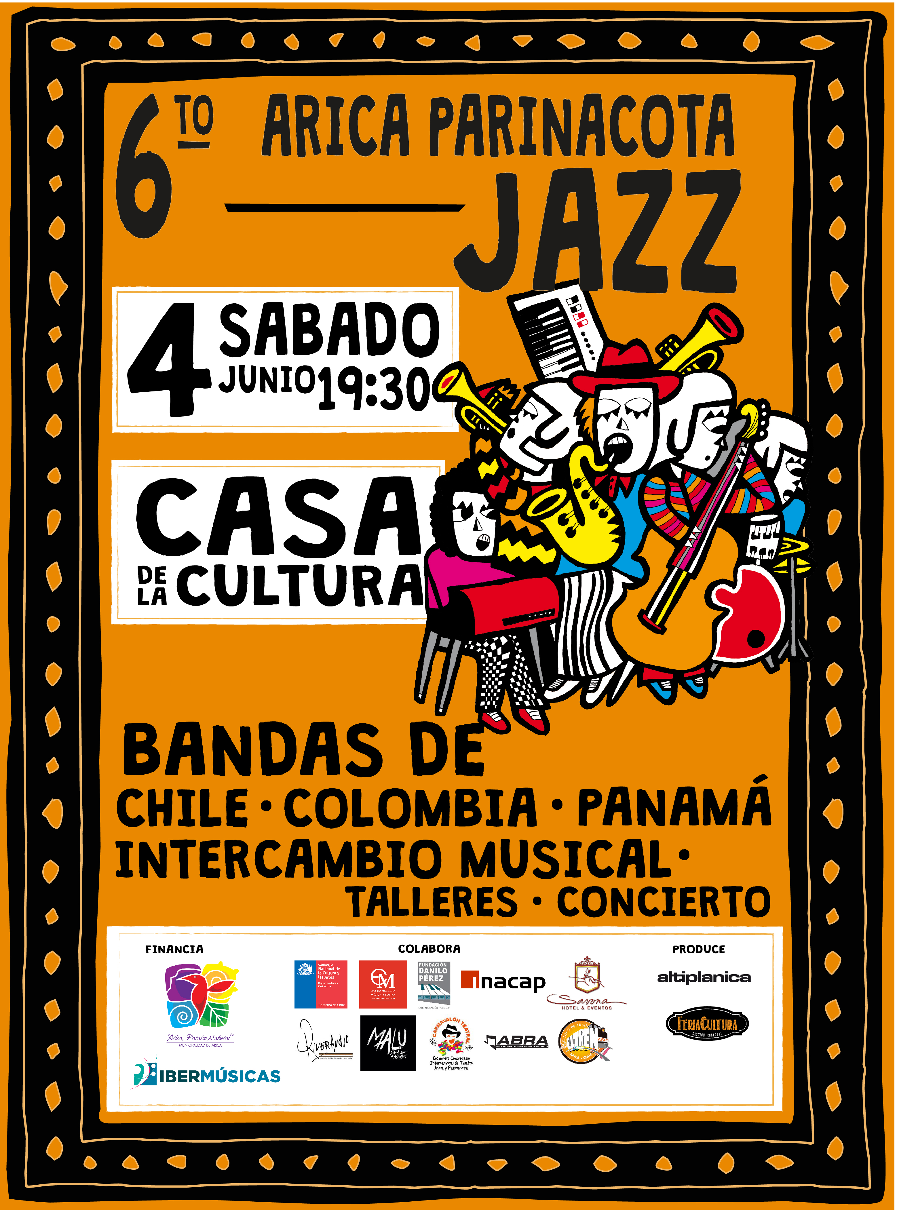 El FESTIVAL ARICA PARINACOTA JAZZ de Chile convoca a la banda INGUNA, la agrupación de jazz colombiana con sonidos del mundo