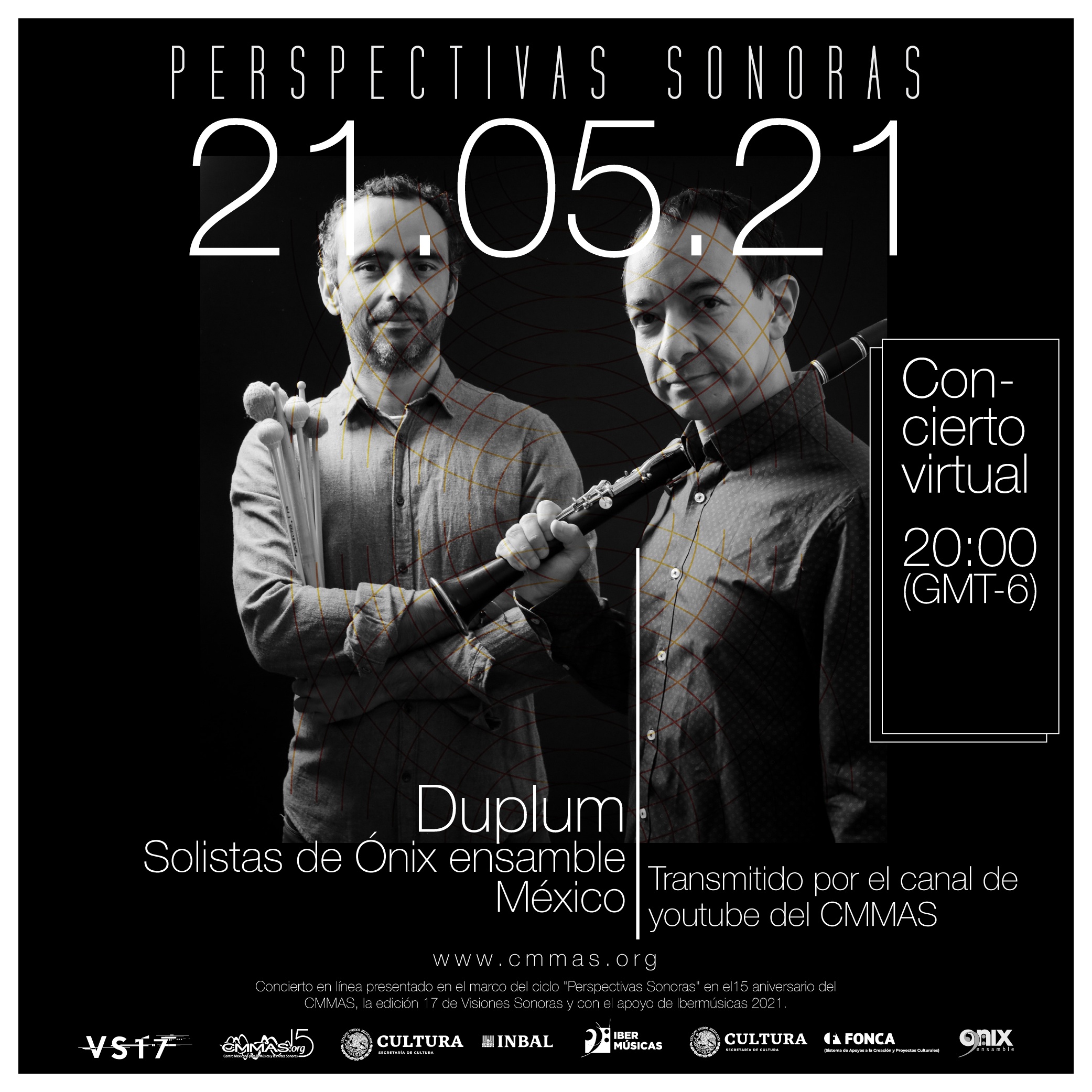 O CMMAS do México continua com seu ciclo Perspectivas Sonoras 2021