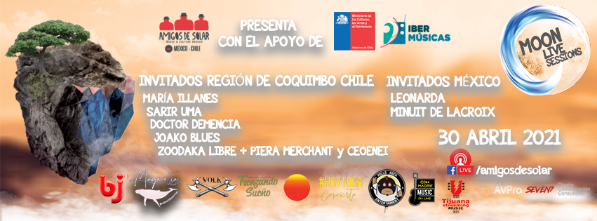 Começam as emissões de “Moon Live Sessions” do Chile