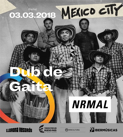 Dub de Gaita, la unión entre los tradicionales gaiteros colombianos y el productor de dub inglés Adrian Sherwood llevan su propuesta a Festival NRMAL y el Encuentro Nodo de México