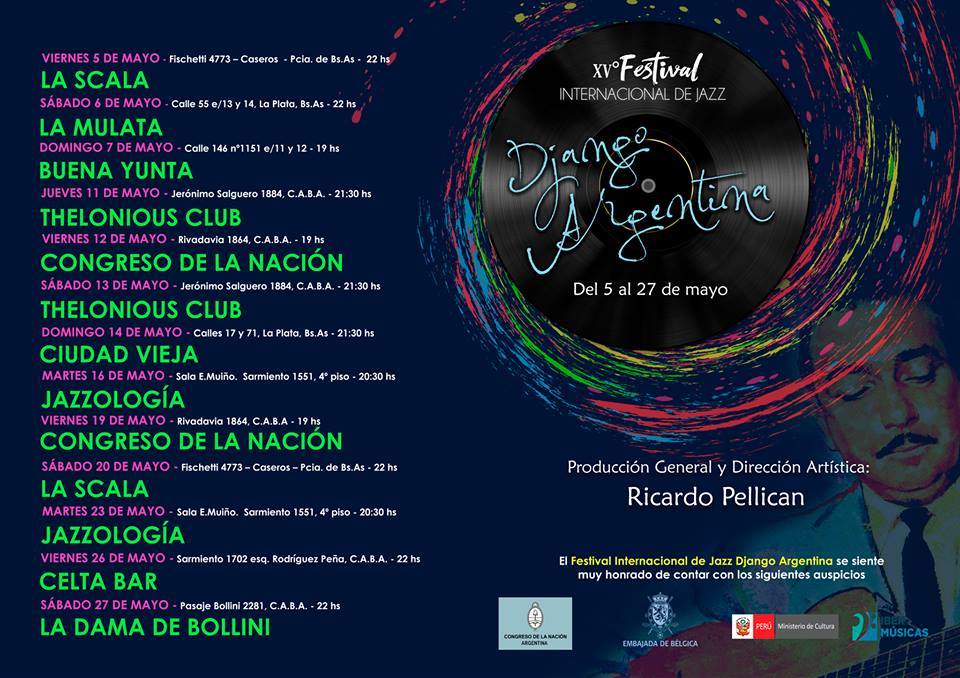 LE MINER SWING de Perú viaja a la Argentina para presentarse en el XV FESTIVAL INTERNACIONAL DE JAZZ DJANGO