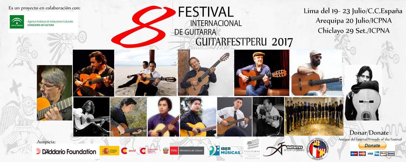 Se realizará en la ciudad de Lima la octava edición del Guitar Fest Perú