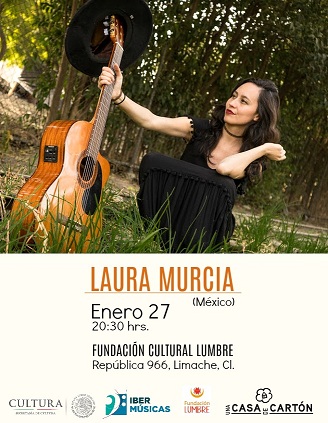 La talentosa y multipremiada artista mexicana Laura Murcia, lleva por primera vez su propuesta de canción de autor a Argentina y Chile