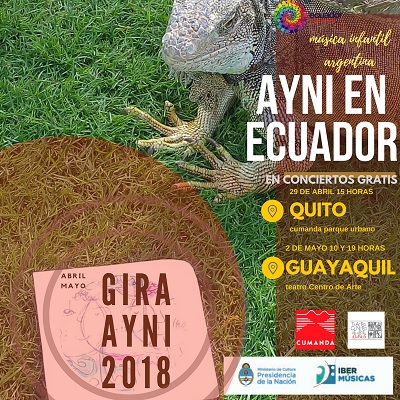 Proyecto Ayni, el grupo argentino de música para niños lleva su propuesta a Ecuador