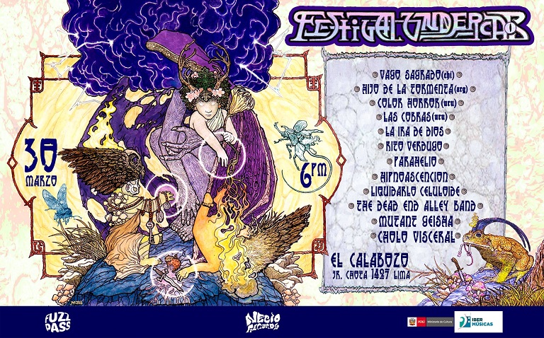 Tendrá lugar en Lima, Perú la 3era edición del Festival Undercaos con su programación siempre ligada a la música psicodélica y experimental