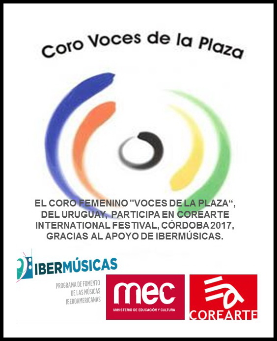 El coro femenino Voces de la Plaza del Uruguay participará en el Festival Corearte Internacional de Córdoba, Argentina