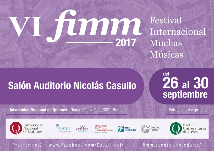 Alejandro Falcón y Cubadentro realizará el concierto de clausura en el VI Festival Internacional Muchas Músicas de Argentina
