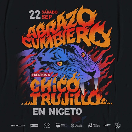En septiembre El Abrazo Cumbiero realiza su gran festival en Buenos Aires, Argentina con la presencia de la Orquesta Chilena Chico Trujillo