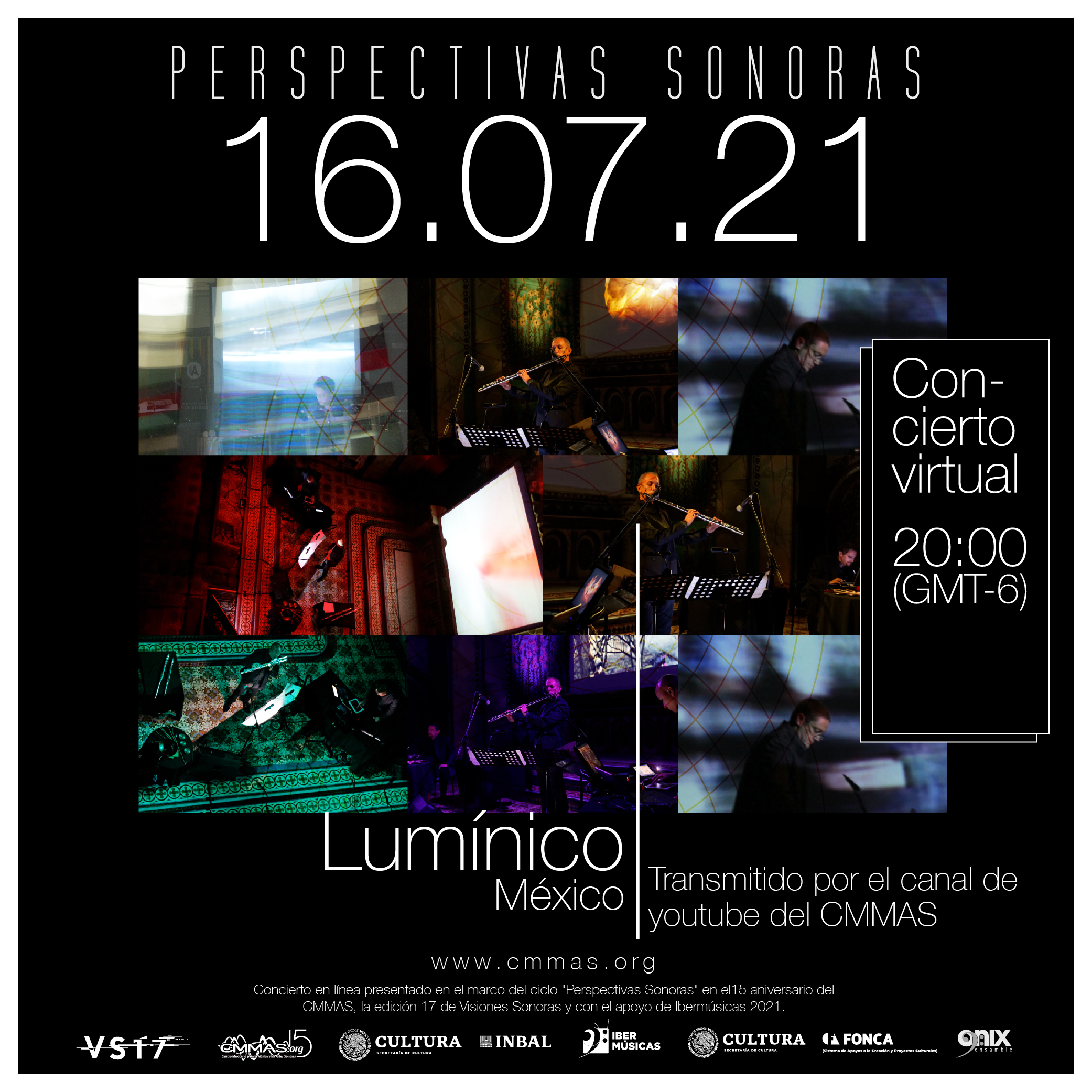 O CMMAS do México continua com seu ciclo Perspectivas Sonoras 2021