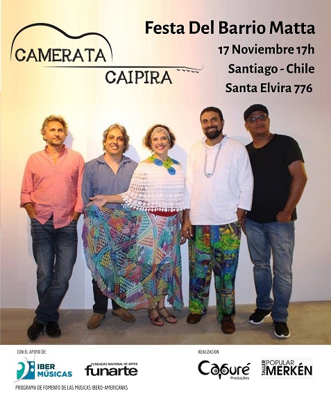 Camerata Caipira de Brasil realizará diversas presentaciones en Santiago de Chile