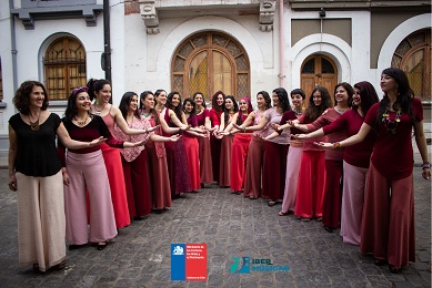 La agrupación chilena Cantoría de Mujeres El Bosque realizará presentaciones artísticas en la ciudad de Belo Horizonte, Minas Gerais, Brasil