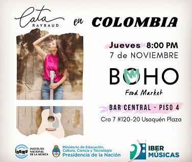 La música y compositora argentina Cata Raybaud inicia su gira colombiana