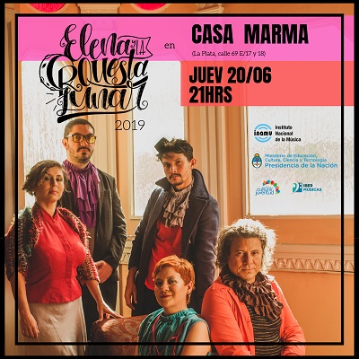 Desde Costa Rica la agrupación Elena y la Orquesta Lunar, llevará su sonido experimental hacia Argentina en su primera gira internacional