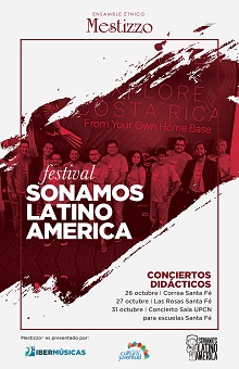 Desde Costa Rica el Ensamble Étnico Mestizzo viaja a Argentina para presentarse en el Festival Sonamos Latinoamérica