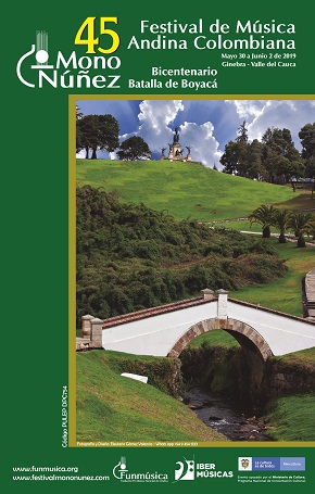 En Ginebra, Valle del Cauca, Colombia se llevará a cabo la edición número 45 del Festival de Música Andina Colombiana Mono Núñez