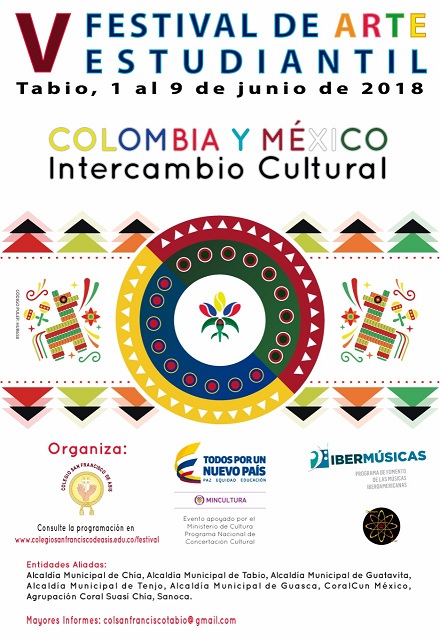 Se inicia en Colombia el V Festival de Arte Estudiantil con la presencia de la agrupación coral mexicana Quantun Beat