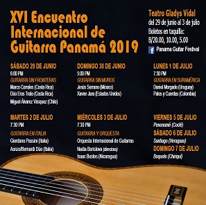 Los maestros Isaac Bustos de Nicaragua y Jesús Serrano de México serán parte de la amplia grilla del Encuentro de Guitarra de Panamá