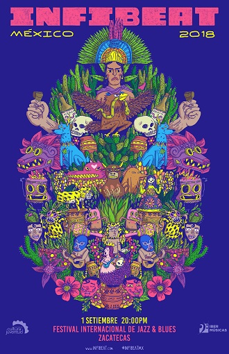 Desde Costa Rica, Infibeat la banda de Funk Centroamericano viaja a México para presentarse en el Festival Internacional de Jazz & Blues Zacatecas