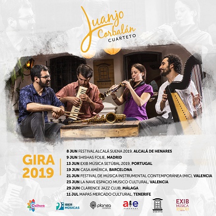 Desde Paraguay el Juanjo Corbalán Cuarteto inicia una gira que llevará al arpa paraguaya y a sus sonidos ancestrales por diversos escenarios de España y Portugal