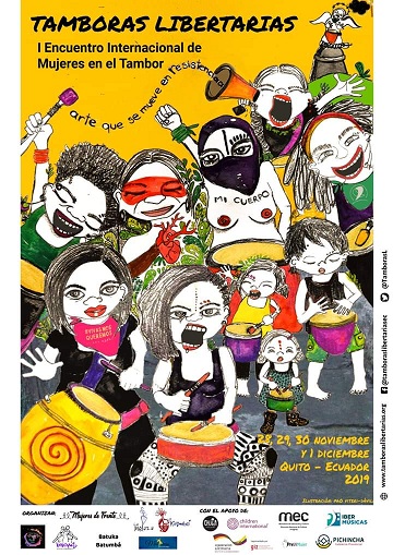 Desde Uruguay, la comparsa de tambores La Melaza lleva el Candombe a Ecuador