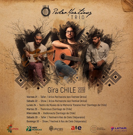 Pedro Martínez Trío, con su propuesta de música paraguaya moderna y actual, se presentará en tres ciudades de Chile
