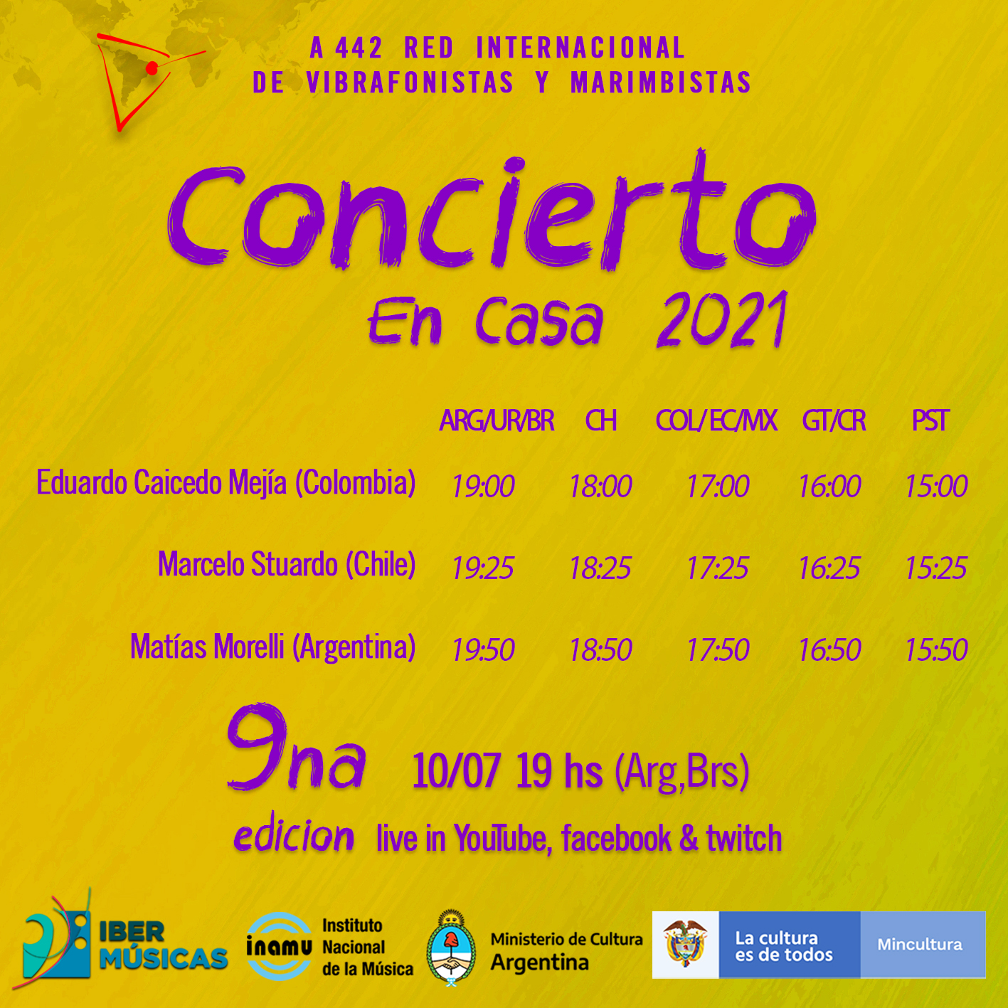 Chega um novo concerto de A442, Rede Internacional de Marimbistas e Vibrafonistas