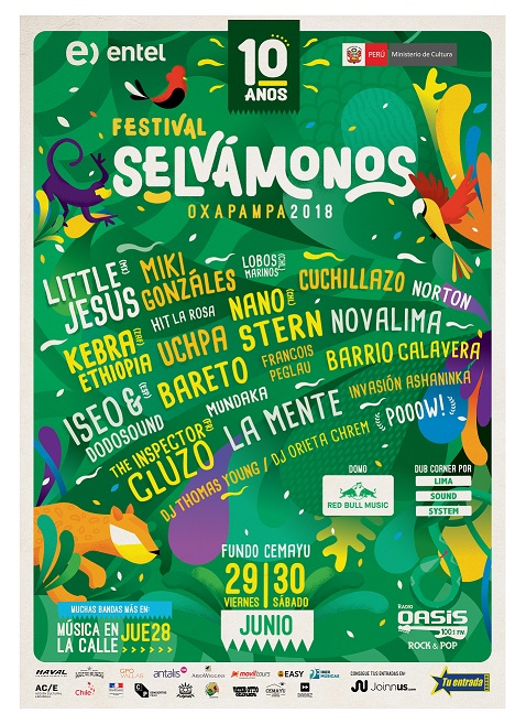 Selvámonos, el rutilante festival de Oxapampa, Perú cumple diez años y lo celebra subiendo al escenario a Little Jesus de México junto a grandes artistas de la región