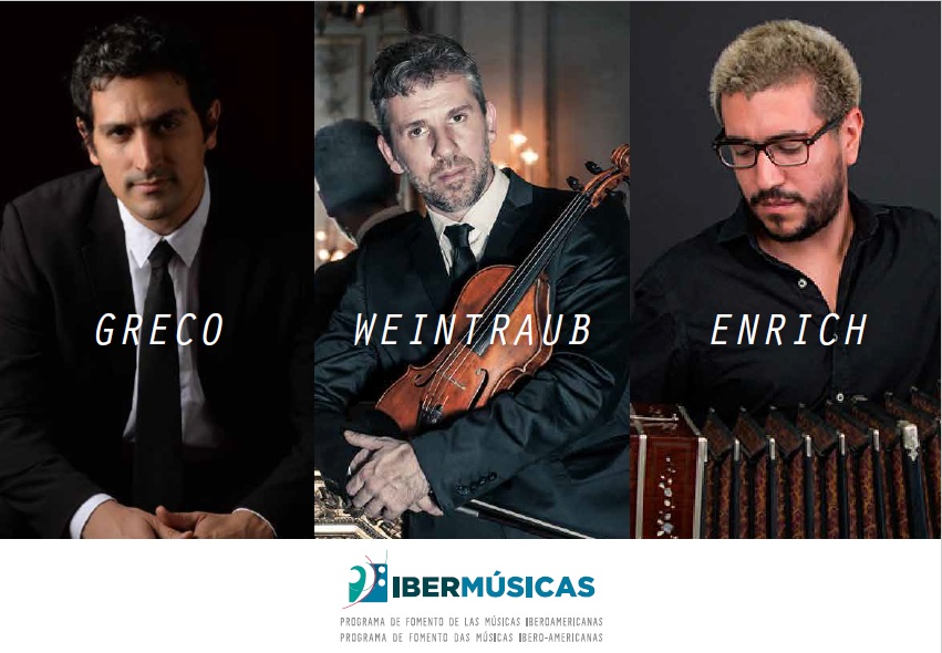 El trío argentino Greco – Weintraub – Enrich lleva su propuesta tanguística al Festival Internacional de Tango de Medellín, Colombia