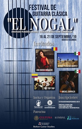 El prestigioso Tetraktys Guitar Quartet de México realizará presentaciones en Colombia y Argentina