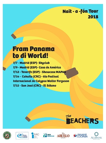 The Beachers, la legendaria agrupación de música Afro-Panameña, festeja sus cincuenta años de historia con conciertos en España y en Costa Rica