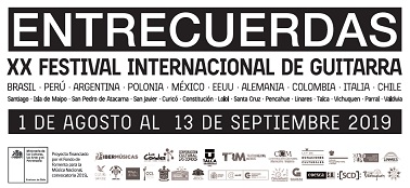 Con la presencia de destacados intérpretes de todas partes del mundo, el Festival Internacional de Guitarra Entrecuerdas de Chile realiza su vigésima edición