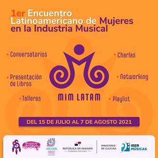 Do Panamá chega o Primeiro Encontro Latino-americano de Mulheres na Indústria Musical 2021