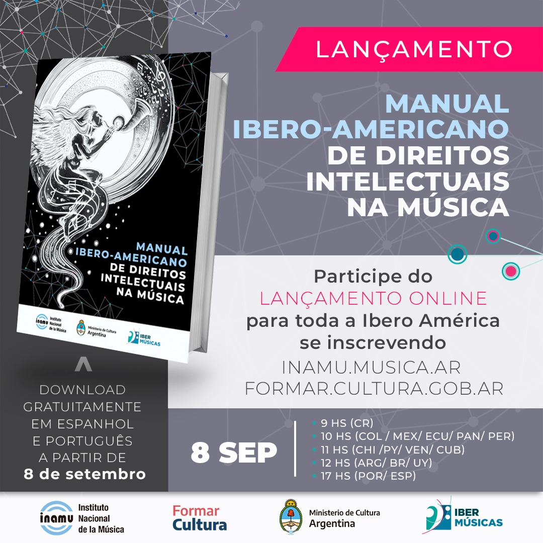 Lançamento do Manual Ibero-americano de Direitos Intelectuais na Música