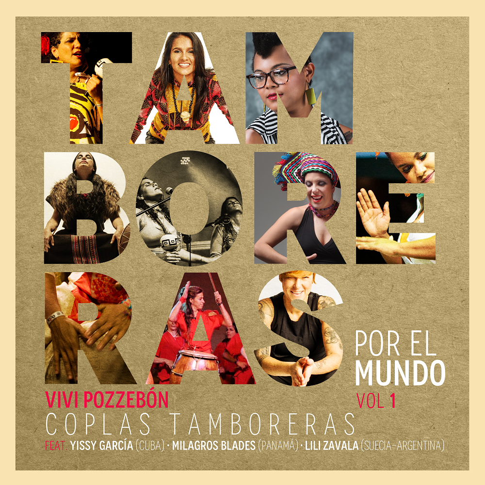 A percussionista argentina Vivi Pozzebón lança o primeiro vídeo de seu novo trabalho em colaboração com percussionistas de Iberoamérica